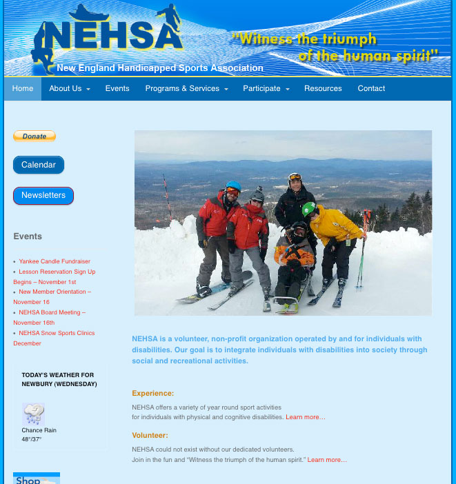 New England Handicap Ski Association